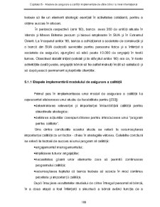 Contribuții privind asigurarea calității în serviciile bancare din România - Pagina 101