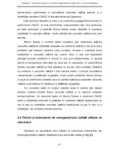 Contribuții privind asigurarea calității în serviciile bancare din România - Pagina 126