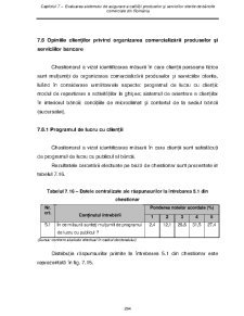 Contribuții privind asigurarea calității în serviciile bancare din România - Pagina 216