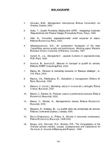 Contribuții privind asigurarea calității în serviciile bancare din România - Pagina 312