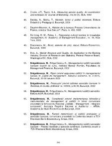 Contribuții privind asigurarea calității în serviciile bancare din România - Pagina 315