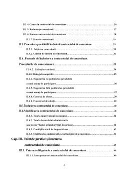 Proiect - Contractul de concesiune în baza OUG nr 34-2006