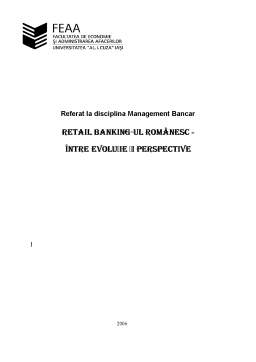 Referat - Retail Banking