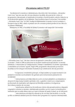 Proiect - Tehnici promoționale - marca FEAA