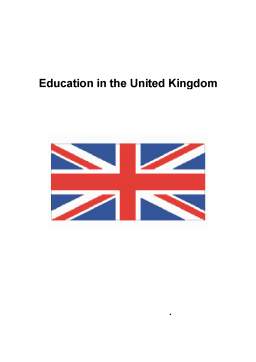 Proiect - Education în The UK