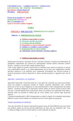 Curs - Fiscalitate Curs 2