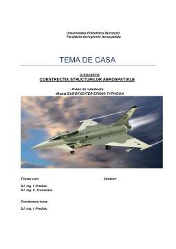 Proiect - Typhoon Eurofighter Proiect