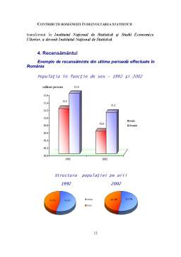 Proiect - Contribuții românești în statistică