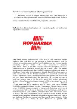 Proiect - Cercetare Analitica Ropharma