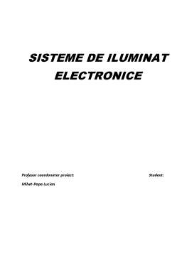 Proiect - Proiect Sisteme de Iluminat Electrice