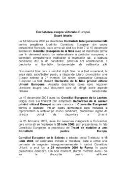 Proiect - Integrarea României în structurile economice europene