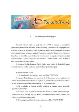 Proiect - Agenție de turism - Romantic Travel