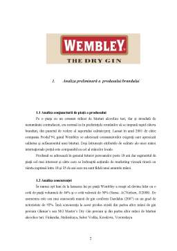Proiect - Tehnici promoționale - Wembley Dry Gin