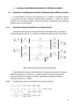Proiect - Calculul Scurtcircuitelor Simetrice și Nesimetrice într-un Sistem Electroenergetic
