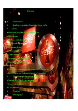 Proiect - Coca Cola