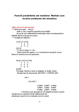 Proiect - Matematici Asistate de Calculator