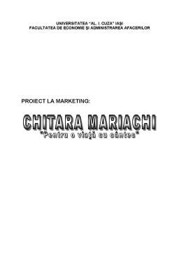 Proiect - Proiect marketing - chitară mariachi