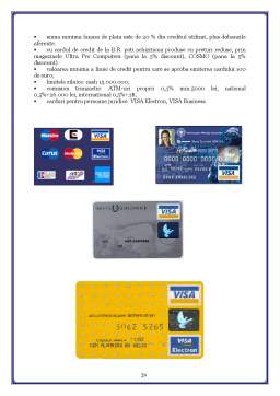 Proiect - Monografie - monedă și credit - cardul - instrument modern de plată