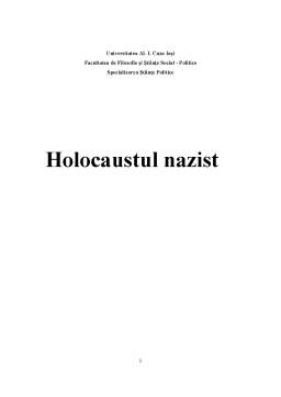 Proiect - Holocaustul Nazist