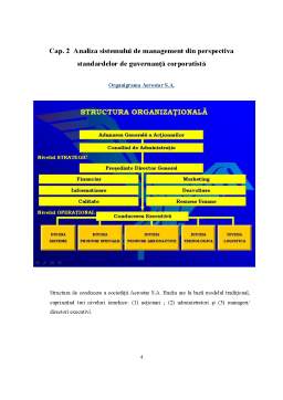 Proiect - Reflectarea aspectelor financiare ale guvernanței corporatiste la SC Aerostar SA Bacău