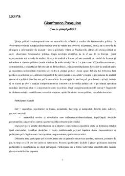 Curs - Gianfranco Pasquino - curs de știința politică