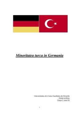 Referat - Minoritatea turcă în Germania