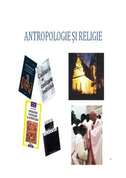 Referat - Antropologie și Religie