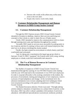 Referat - Human Resources Involved în Customer Relatonship Management - BRD Group Societe General