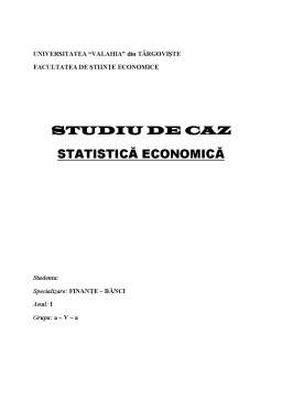 Proiect - Studiu de caz - statistică