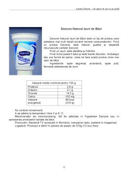 Referat - Iaurtul Danone - Căi Sigure de Succes pe Piață