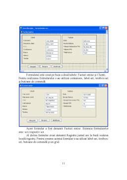 Proiect - Proiectarea unei Baze de Date în Visual Fox Pro pentru Registru Jurnal și Facturi Emise