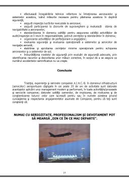 Proiect - Aeroportul Internațional Henri Coandă București