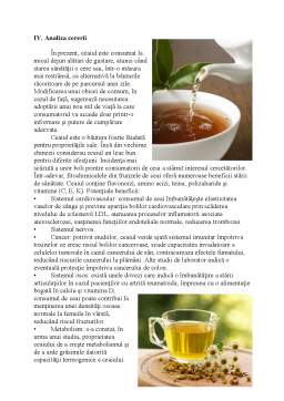 Proiect - Analiza pieței ceaiului