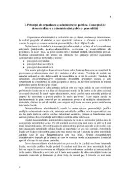 Referat - Stadiul Actual al Descentralizării Administrației Publice în România