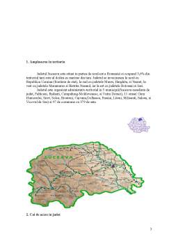 Proiect - Valorificarea potențialului turistic din județul Suceava