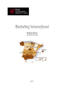 Referat - Spania - marketing internațional