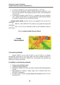 Proiect - Sistemul de carduri în România - carduri promovate de Banca Transilvania SA