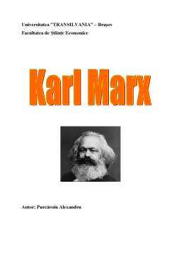 Referat - Karl Heinrich Marx