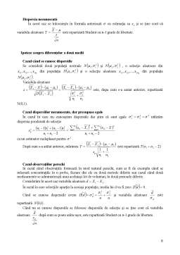 Referat - Elemente de teoria estimației