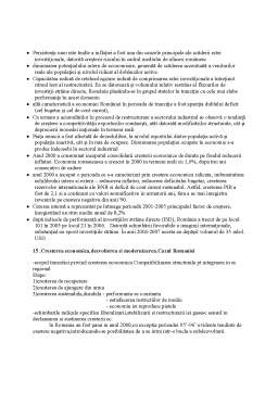 Notiță - Economia României subiecte de examen rezolvate