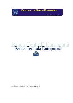 Proiect - Banca Centrală Europeană