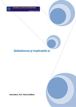 Proiect - Globalizarea și Implicațiile Ei