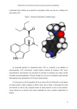 Proiect - LSD - Efectele Toxicologice ale Acidului Lisergic