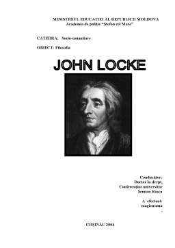 Referat - John Locke