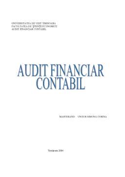 Proiect - Eroare si Frauda - Responsabilitatiile Auditorului