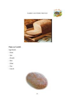 Proiect - Plan de afaceri fabrică de pâine