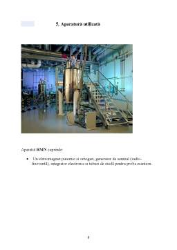 Proiect - Analiza Chimică a Alimentelor prin RMN