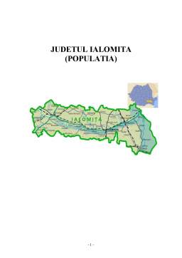 Proiect - Dezvolatre regională - Județul Ialomița