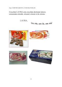 Proiect - Comportamentul consumatorului - ciocolata Laura