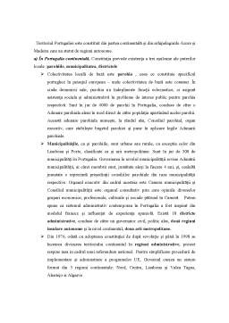 Referat - Criterii de Comparație ale Sistemelor Administrative din Portugaliei și România